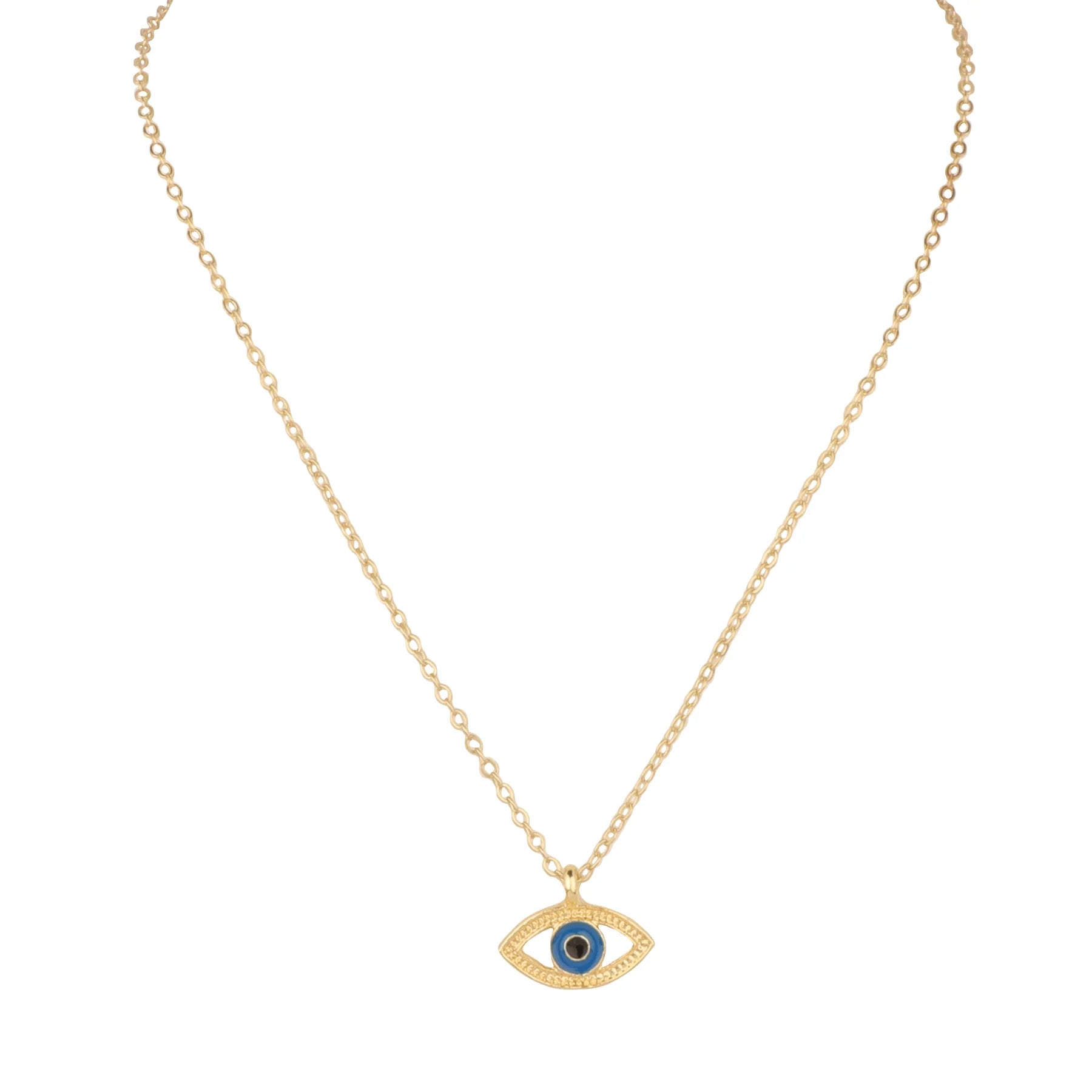 Blue Evil Eye Protection Necklace